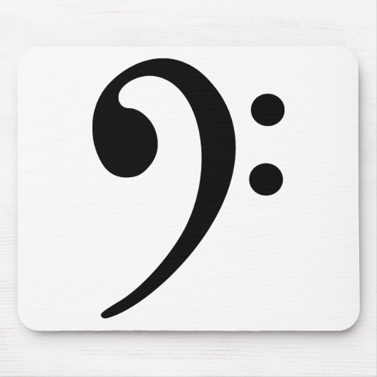 Bass Clef Muismat (Voorkant)