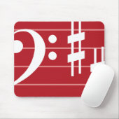 Bass Clef-Muismat Muismat (Met muis)