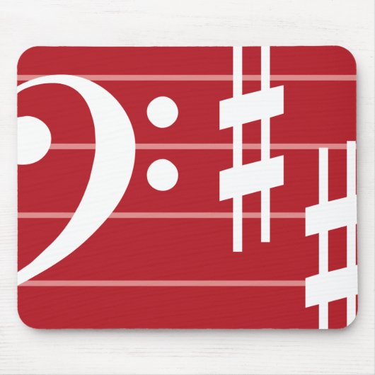 Bass Clef-Muismat Muismat (Voorkant)