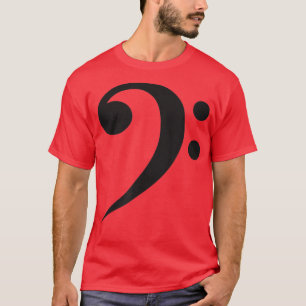 Bass Clef Music Bassists Bass Players Black op Bl T-shirt