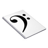 Bass Clef Music Notitieboek (Rechterzijde)