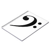 Bass Clef Music Notitieboek (Linkerzijde)