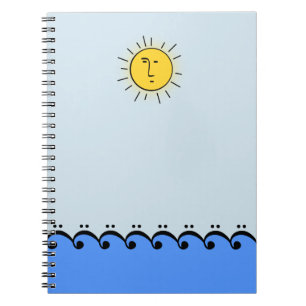 Bass Clef Ocean Notitieboek