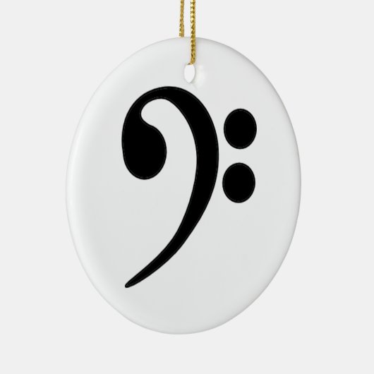Bass Clef Ornament (Rechts)