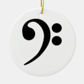 Bass Clef Ornament (Voorkant)