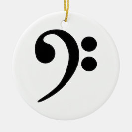 Bass Clef Ornament