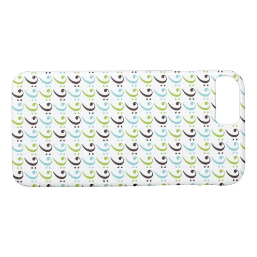 Bass Clef Pattern Case-Mate iPhone Case (Achterkant (Horizontaal))