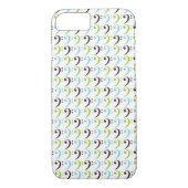 Bass Clef Pattern Case-Mate iPhone Case (Achterkant)