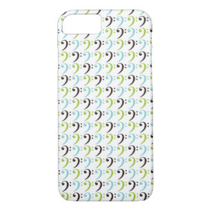 Bass Clef Pattern iPhone 8/7 Hoesje