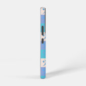 Bass Clef Pattern Music Pastel Samsung Galaxy Hoesje (Rechterkant)