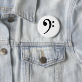 Bass Clef Ronde Button 5,7 Cm (In situ)