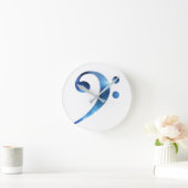 Bass Clef Ronde Klok (Huis)