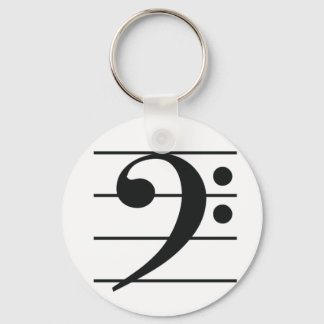Bass Clef Sleutelhanger