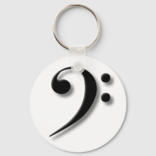 Bass Clef Sleutelhanger