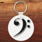 Bass Clef Sleutelhanger (Voorkant)
