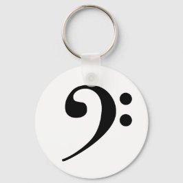 Bass Clef Sleutelhanger