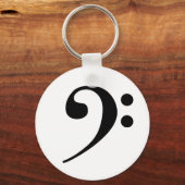Bass Clef Sleutelhanger (Voorkant)