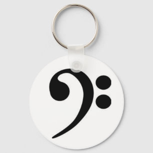 Bass Clef Sleutelhanger
