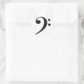 Bass Clef Sticker (Tas)