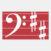 Bass Clef Sticker (Voorkant)