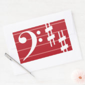 Bass Clef Sticker (Envelop)