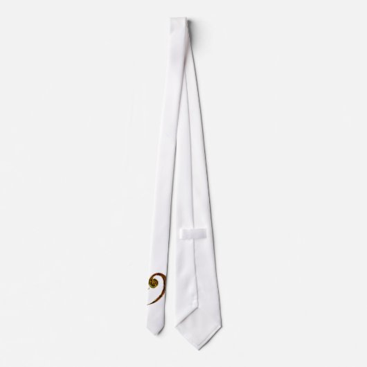 Bass Clef Stropdas (Achterkant)