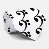 Bass Clef Stropdas (Opgerold)