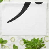 Bass Clef Theedoek (Gevouwen)