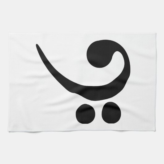 Bass Clef Theedoek (Horizontaal)