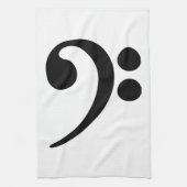 Bass Clef Theedoek (Verticaal)