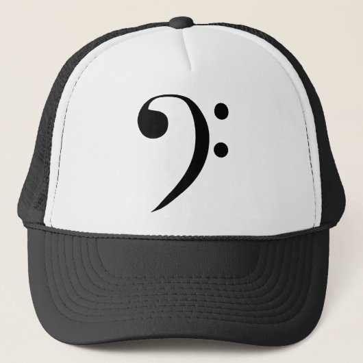 Bass Clef Trucker Pet (Voorkant)