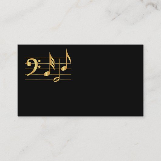 Bass Clef Visitekaartje (Voorkant)