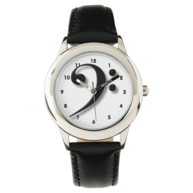 Bass Clef Watch van Leslie Harlow Horloge (Voorkant)