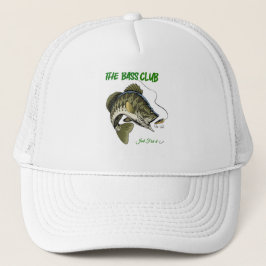 Bass club ontwerp trucker pet