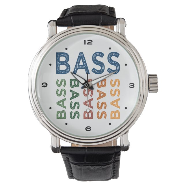 Bass Colorful Horloge (Voorkant)