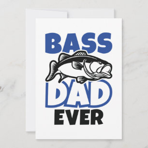 Bass Dad Ever Bedankkaart