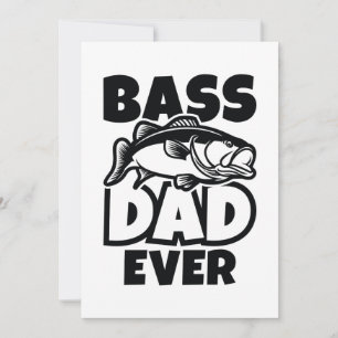 Bass Dad Ever Bedankkaart