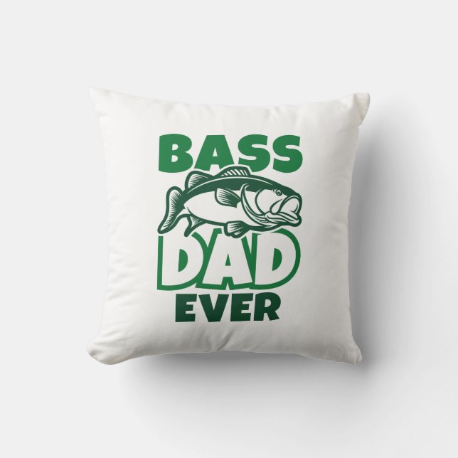 Bass Dad Ever Kussen (Voorkant)