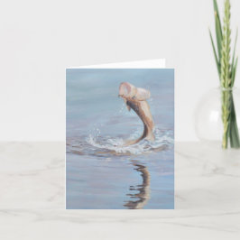 Bass Dance Fish Art Note Kaart