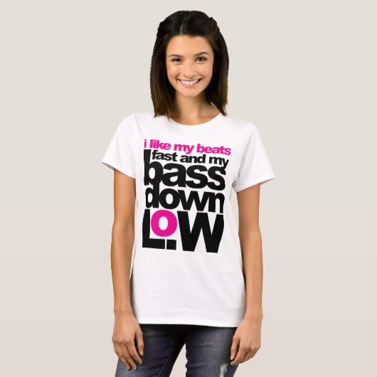 Bass Down Low T-shirt (Voorkant volledig)