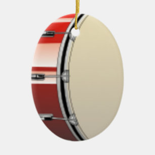 Bass Drum Cartoon Keramisch Ornament