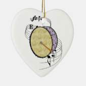 Bass Drum Keramisch Ornament (Rechts)