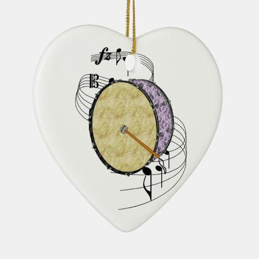 Bass Drum Keramisch Ornament (Rechts)