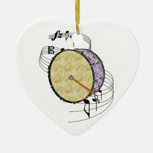 Bass Drum Keramisch Ornament