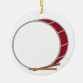 Bass Drum Keramisch Ornament (Voorkant)