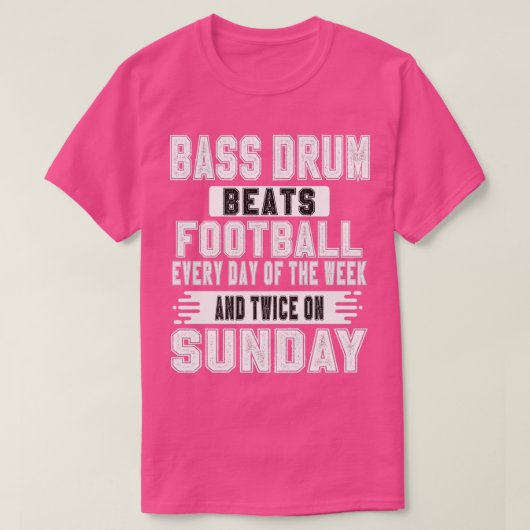 Bass Drum Music Marching Band Drums T-shirt (Design voorkant)