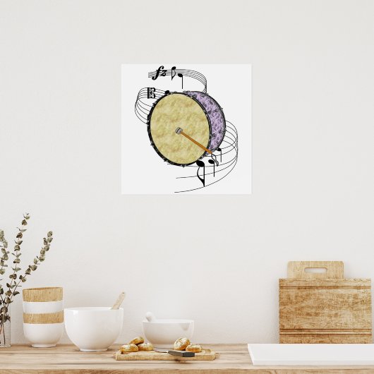 Bass Drum Poster (Keuken)