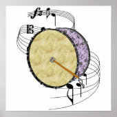 Bass Drum Poster (Voorkant)