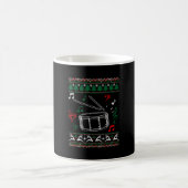 Bass Drum Ugly kerstSweater Koffiemok (Center)