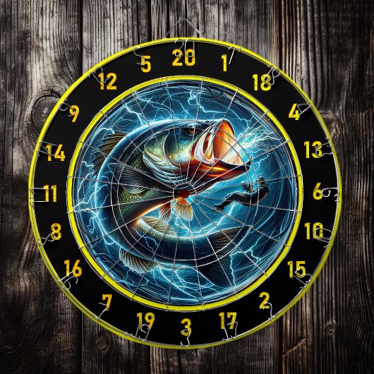 Bass Enthusiast's Perfect Dart Board Fusion Dartbord